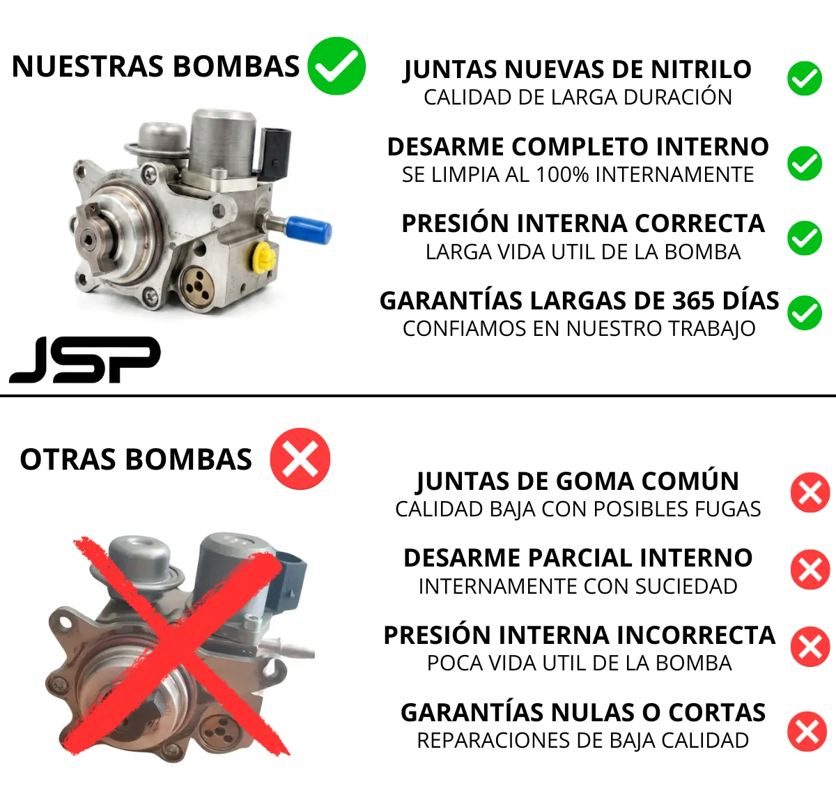 Reparación Bomba De Nafta 1.6 Thp Peugeot (Reacondicionado) - Image 3