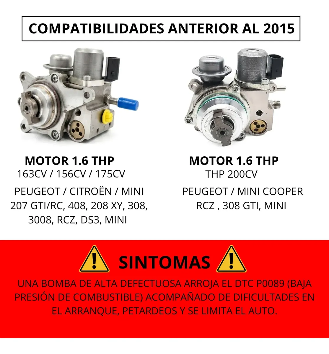 Reparación Bomba De Nafta 1.6 Thp Peugeot (Reacondicionado) - Image 5