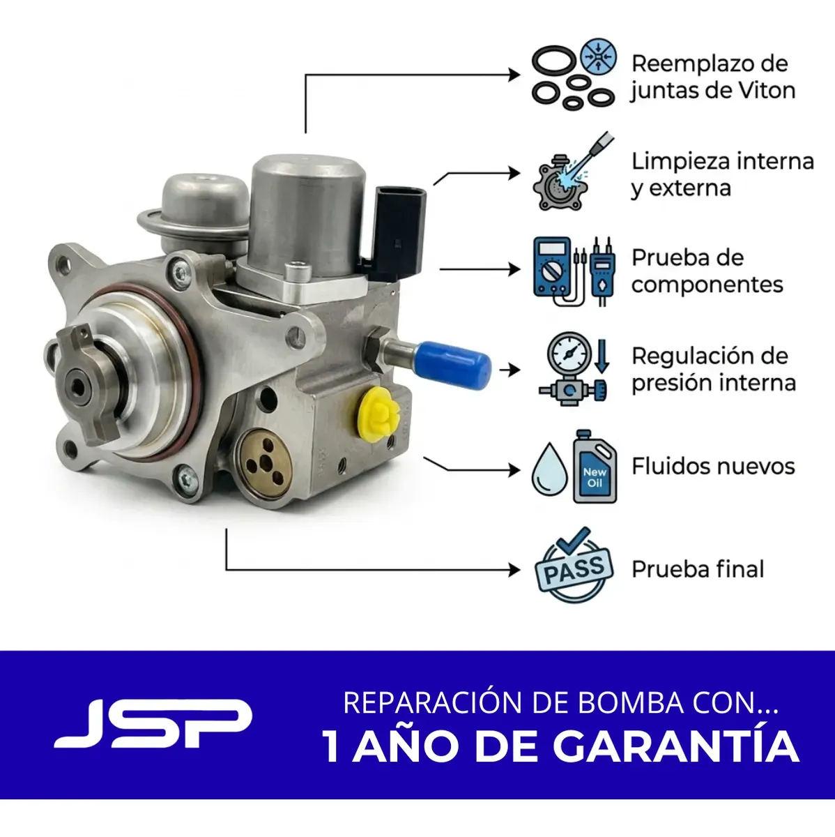 Reparación Bomba De Nafta 1.6 Thp Peugeot (Reacondicionado) - Image 2