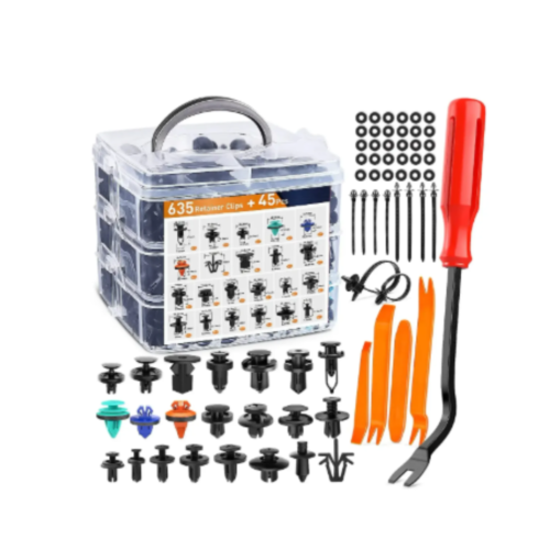 Kit 680 Extractor Clips De Retencion P/carroceria + Grampas